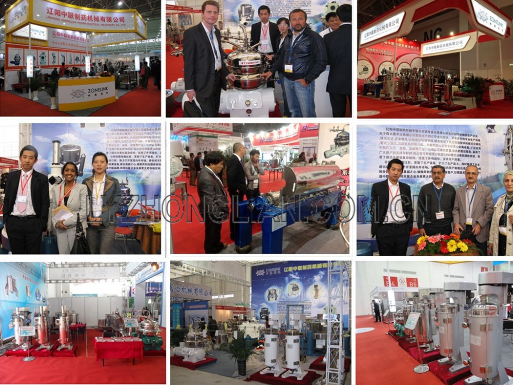 SS316l automatic continuous HR1200 two stage filtration centrifugal pusher centrifuge for salt