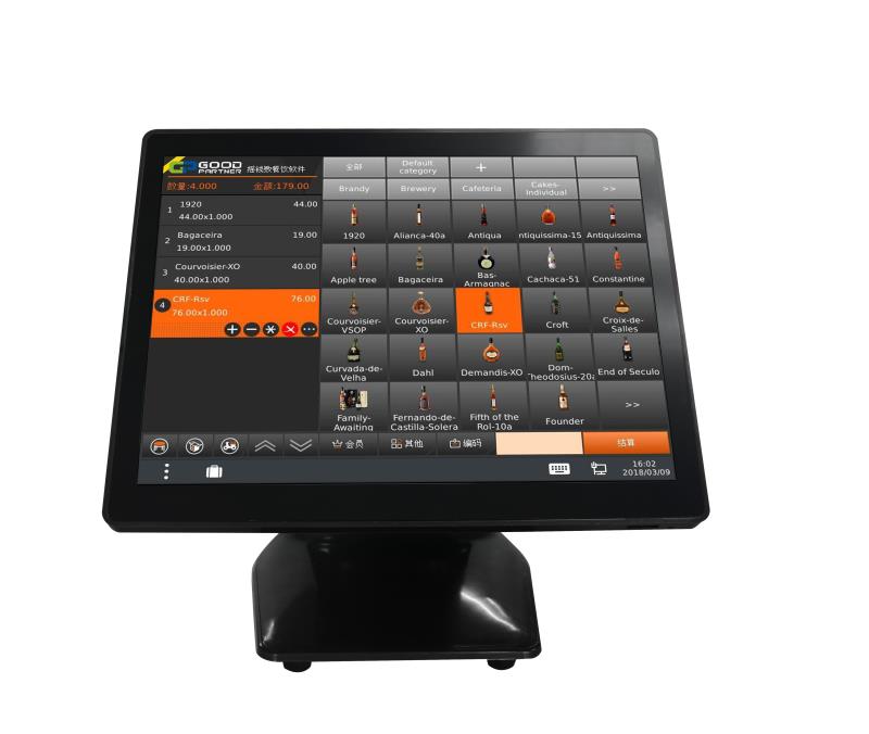 15 Inch Capacitive Touch Panel Payment Kiosk HDD-280Plus Customizable and for Restaurants