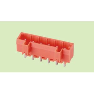 Barrier Blocks Orange 6 Pins Plug In Terminal Block With Ear Terminal Block