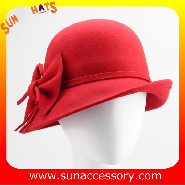 Fashion 100% Australia wool felt ladies hats from Sun Accessory