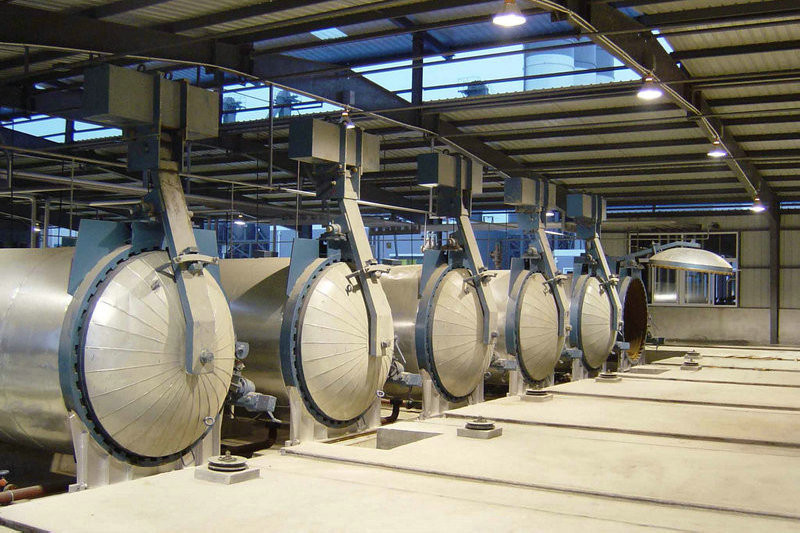 Automatic Glass Industrial Autoclave With Hydraulic Pressure Opening Door
