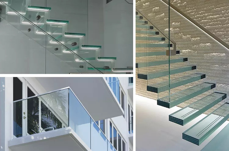 M2 PVB SGP Clear Tempered Laminated Glass Sheets CE SGCC Certificate