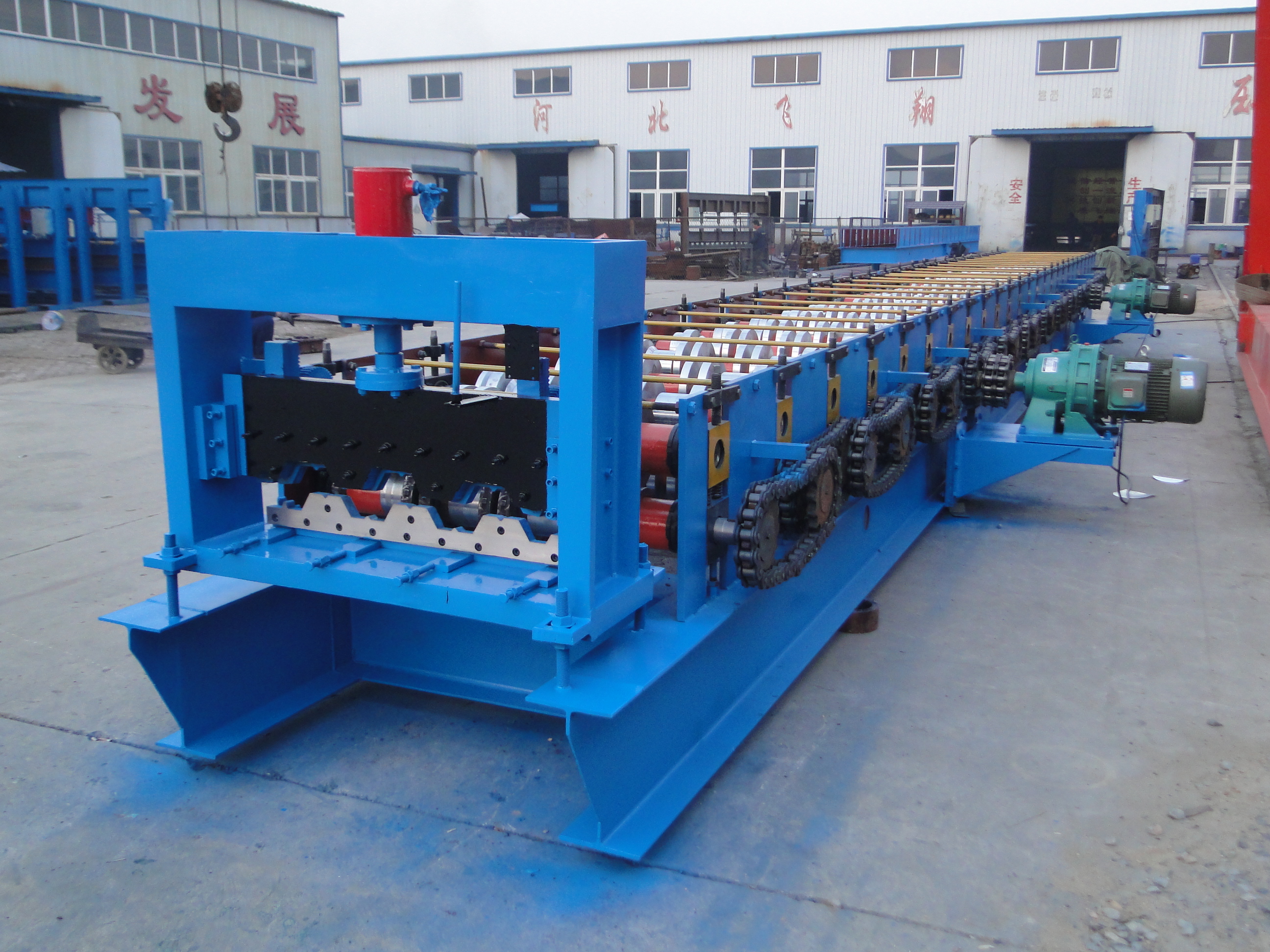 Floor Sheet Metal Roll Forming Machines 8m/min 11 Steps