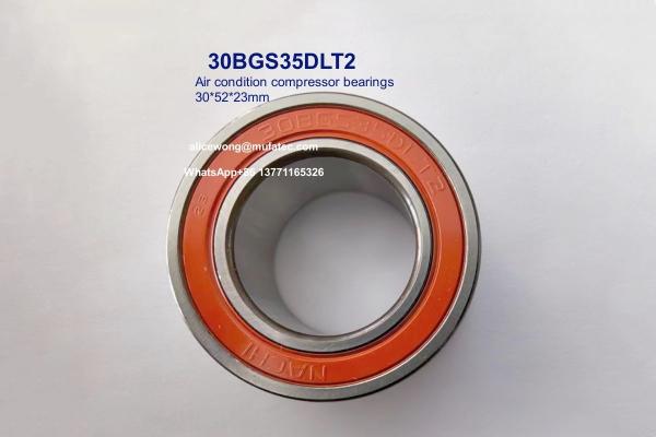 30BGS35DLT2 Automobile Air Condition Compressor Bearings Double Ball Bearings