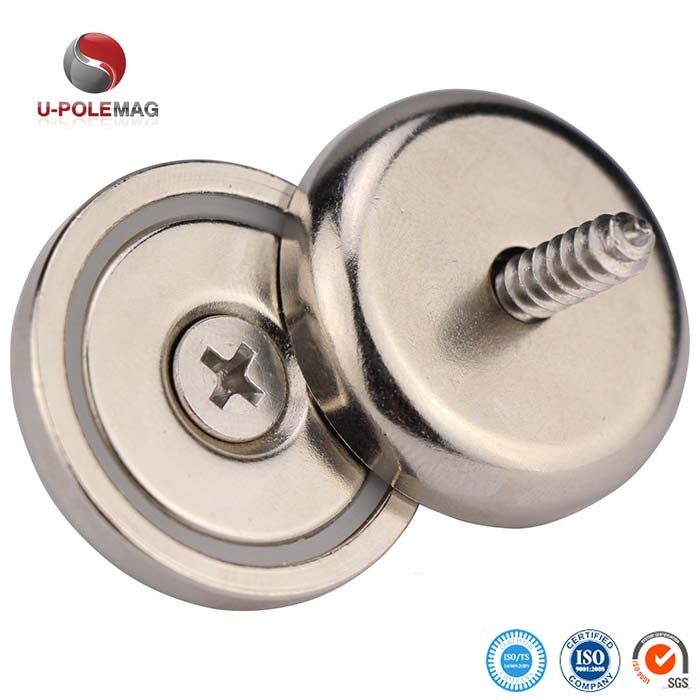1200lbs Pull Force Neodymium Fishing Magnet With Rope for Strong Magnetic Pull