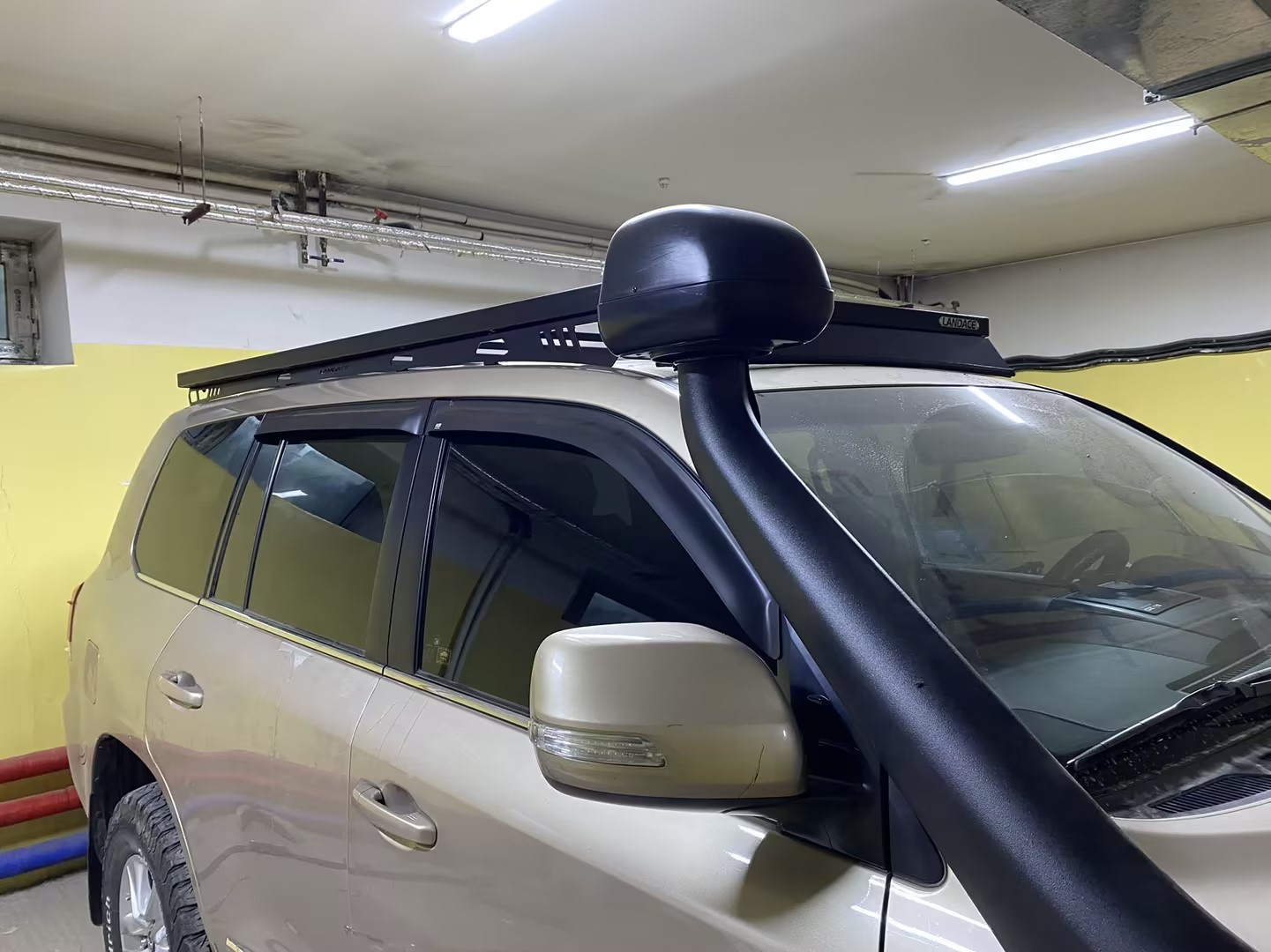 Full Non-Drill Black Powder Coating 4x4 4runner Car Roof Racks for Camping Activities