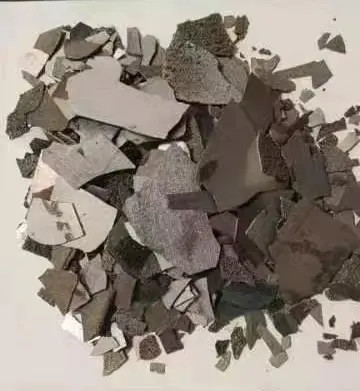 Mn 99.95% Electrolytic Manganese Flakes As Steelmaking Desulfurizer High Purity Manganese