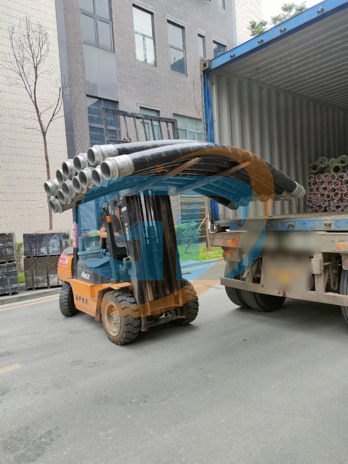 5 Inch Concrete Pump Hose Pipe DN125 Flexible Rubber Hose Pipe