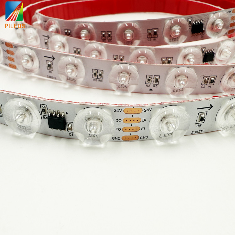 24V Digital RGB Flexible LED Strip 48LEDs Copper Body IP20 Rated Smart Strip Lights Diffuse Reflection 12mm PCB LED Lights