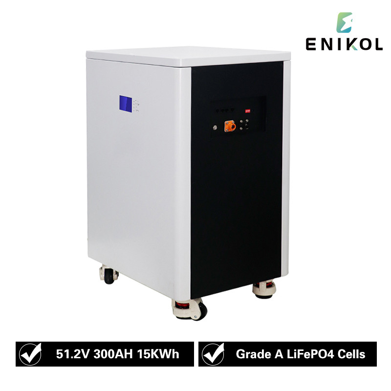 10KW Home Solar Battery 48V 15KWH Energy Storage Battery 51.2V 200A 300AH