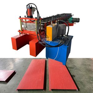 Cladding panel roll forming machine in Kyrgyzstan 3d wall panel machine