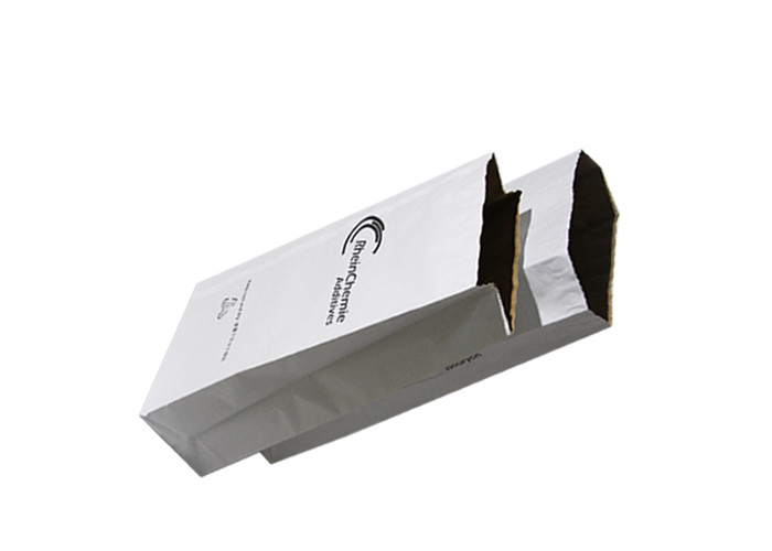 Square Bottom 120g Biodegradable Kraft Paper Bags For Packaging Corn Starch
