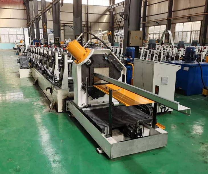Gearbox Drive Cz Purlin Roll Forming Machine Full Auto