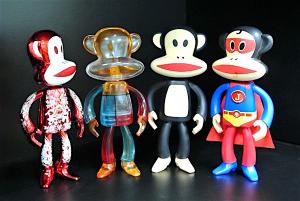China Paul Frank Plastic Toy Figures 5.5 Inch Tall Monkey Arm / Leg Movable on sale