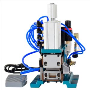 3F / 4F Pneumatic Wire Peeling Machine With Double Knife Design