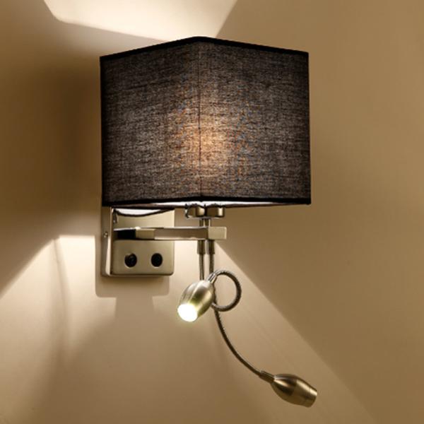 Fabric Led Wall Lights Cloth Lamp Stair Hotel Corridor Living Room Bedroom Aisle