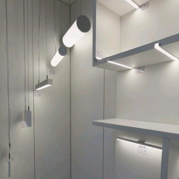 Decorations Suspended LED Aluminium Profile 6063 T5 Diameter 120mm Round LED