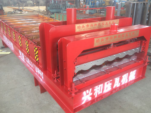 Popular Design Glazed Tile Roof Panel Roll Forming Machine