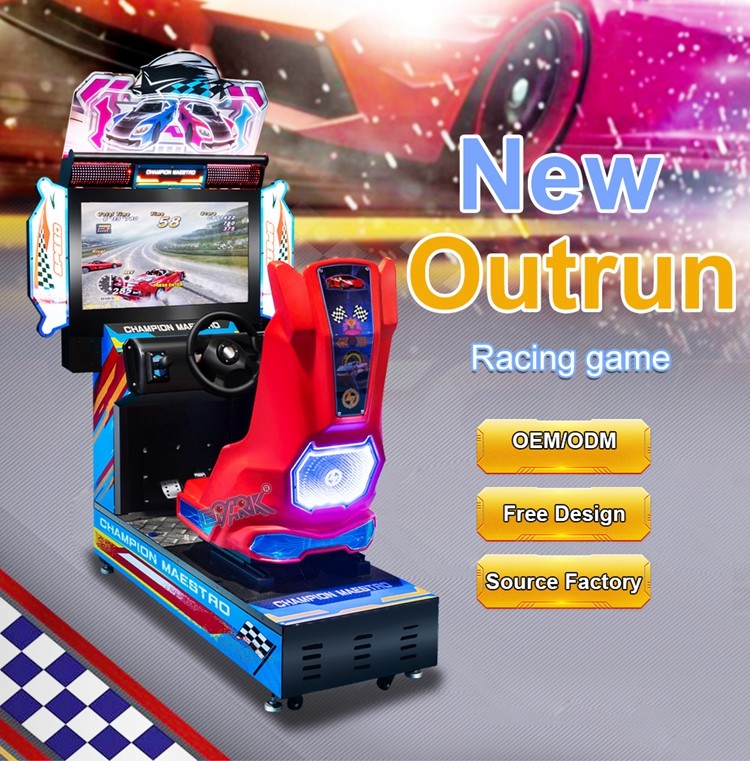 Outrun Coin Operated Car Racing Simulator Outrun Arcade Machine Arcade Games Car Race Game