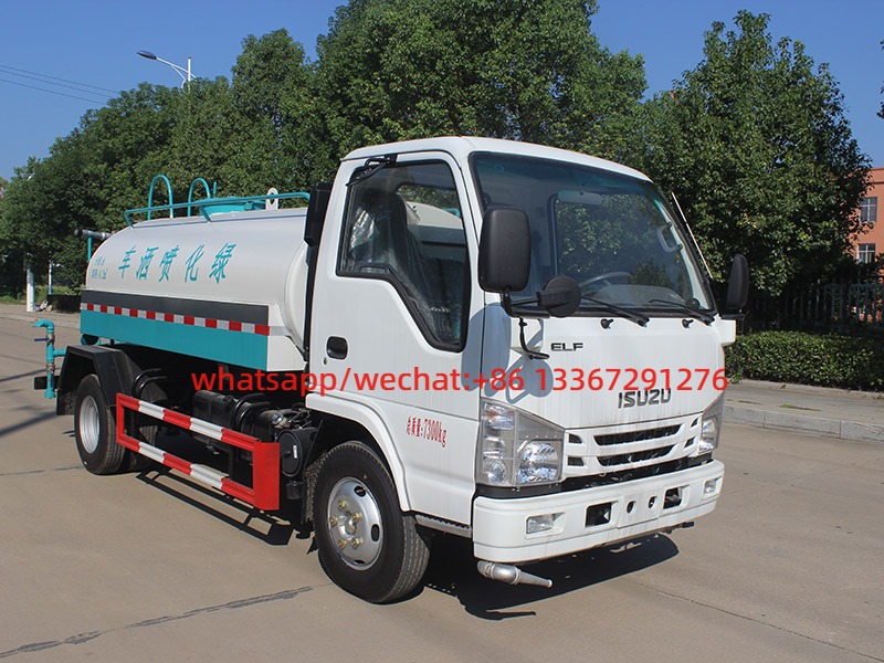 Factory ISUZU 5000 Litres Water Tanker Truck Watering Cart Water Truck Water Bowser Sprinkler Truck