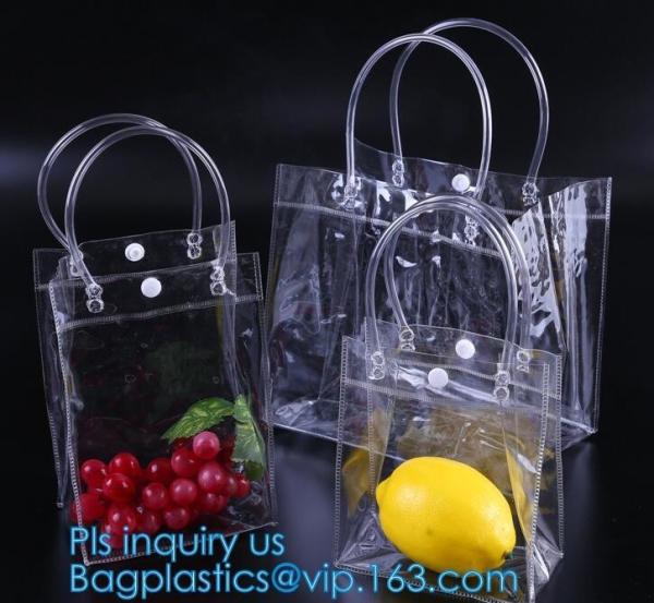 Summer beach clear PVC shoulder bag/transparent tote bag, Jelly PVC Material