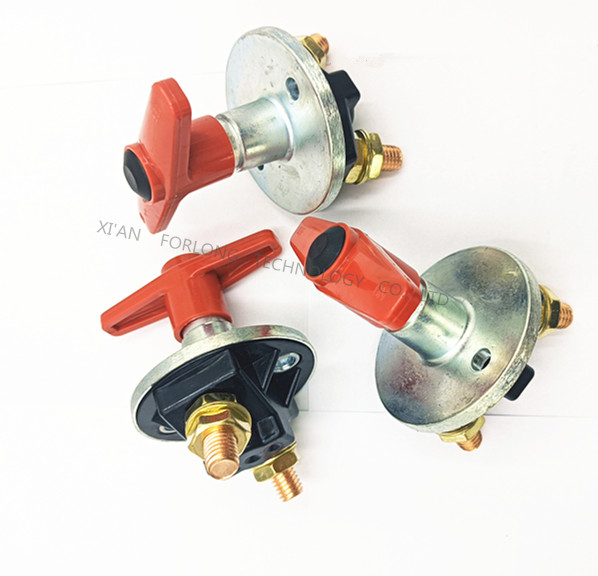 Max. Voltage 60V DC Car Universal Battery Cut Off Switch Disconnect Power Car Fitment ABS Plastic Alloy for Automotive