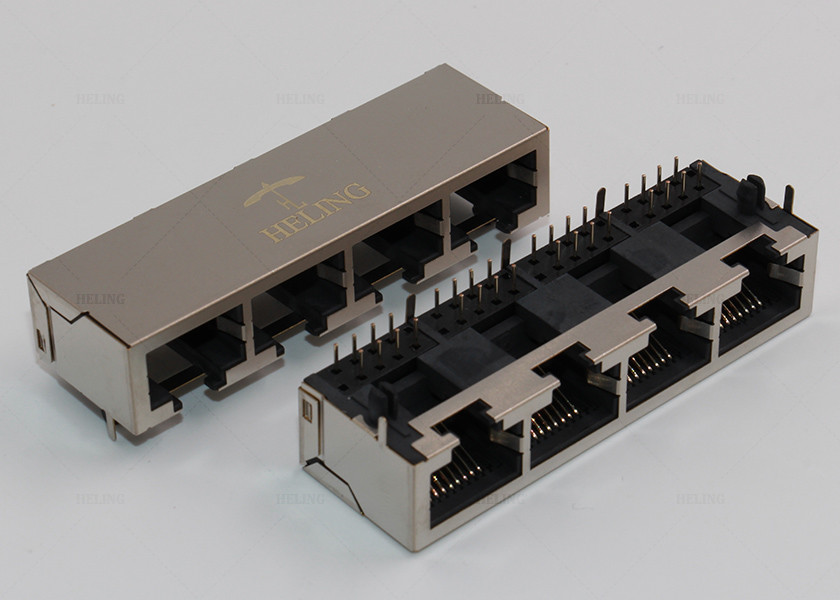 PA66 RJ45 Waterproof Connector MJ58B-B014-BPRD1