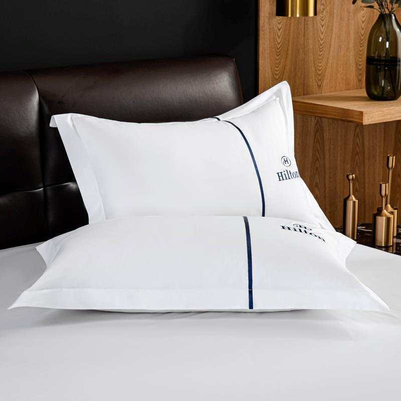 Luxury 5 Star Hilton Bedding Set Linen in 400TC Solid Pattern with Custom Duvet Cover