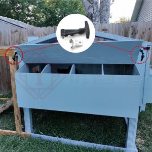 Galvanized Lockable Draw Latch Rubber Elastic Vehicle Shock Absorption