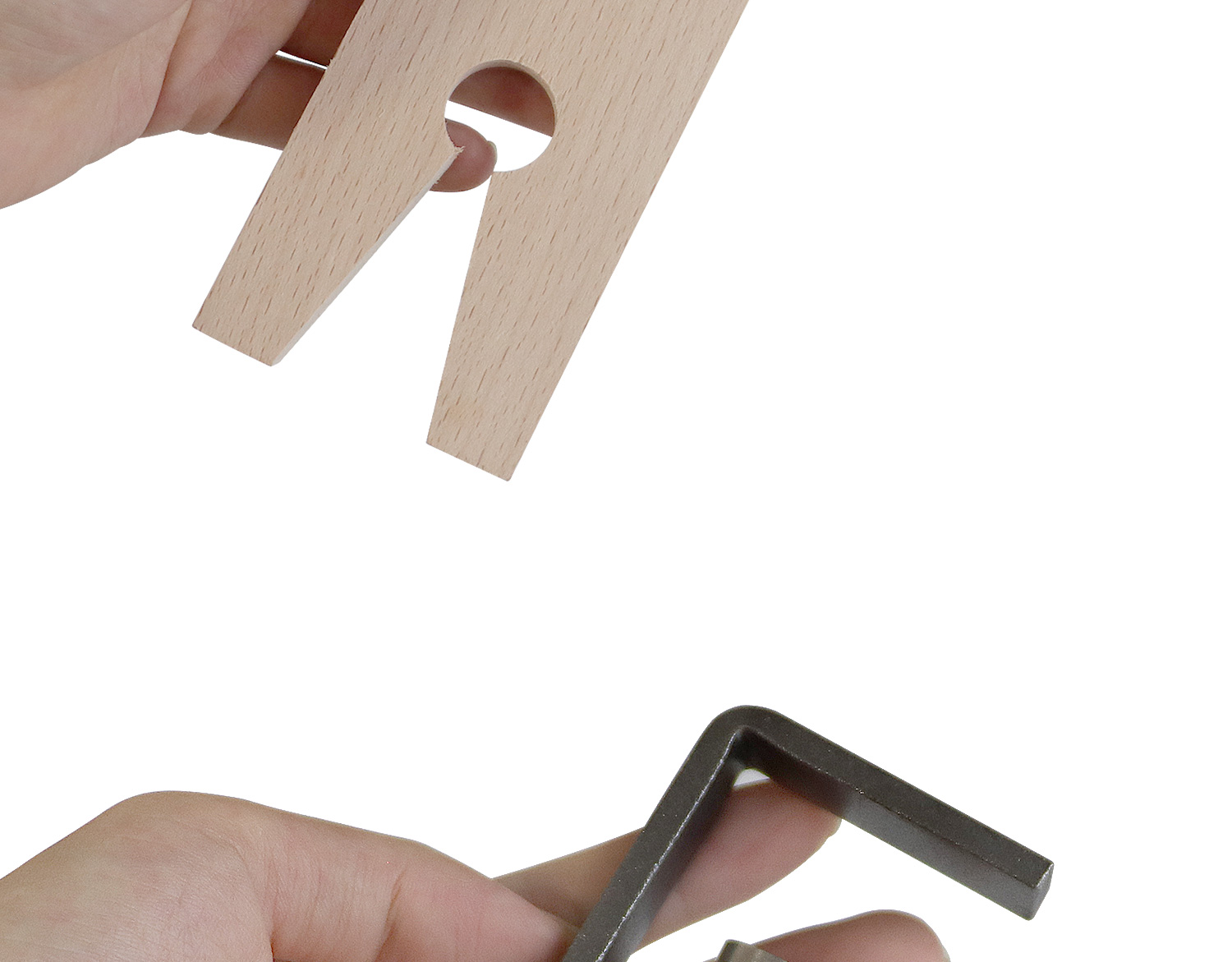 Multi Purpose Handmade Jewelry Tools Auxiliary Wood Clamp Holder