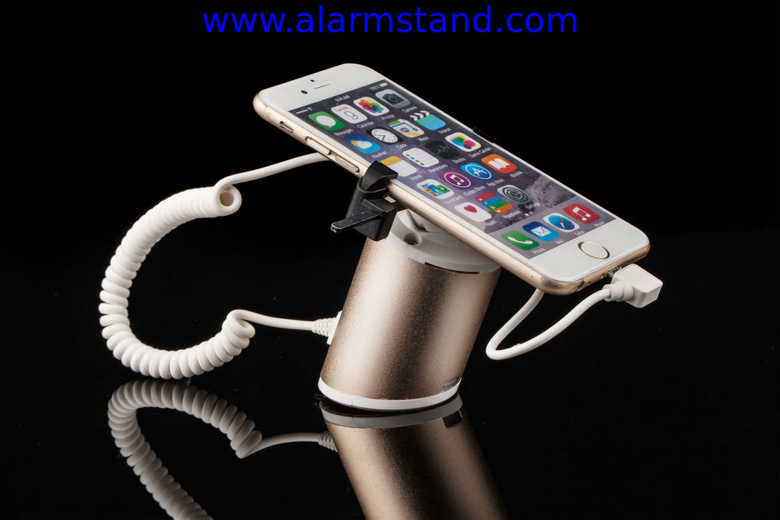 COMER security cable locking devices Anti-Theft Display Holder for Cell Phone alarm stands