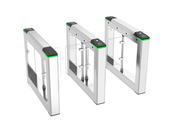CE Approved Swing Barrier Turnstile Access Control System Turnstile Gate Face