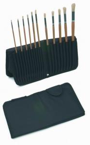  Foldable Paint Brush Case Holder Organizers , Easel Brush Holder For Writing Materials Manufactures