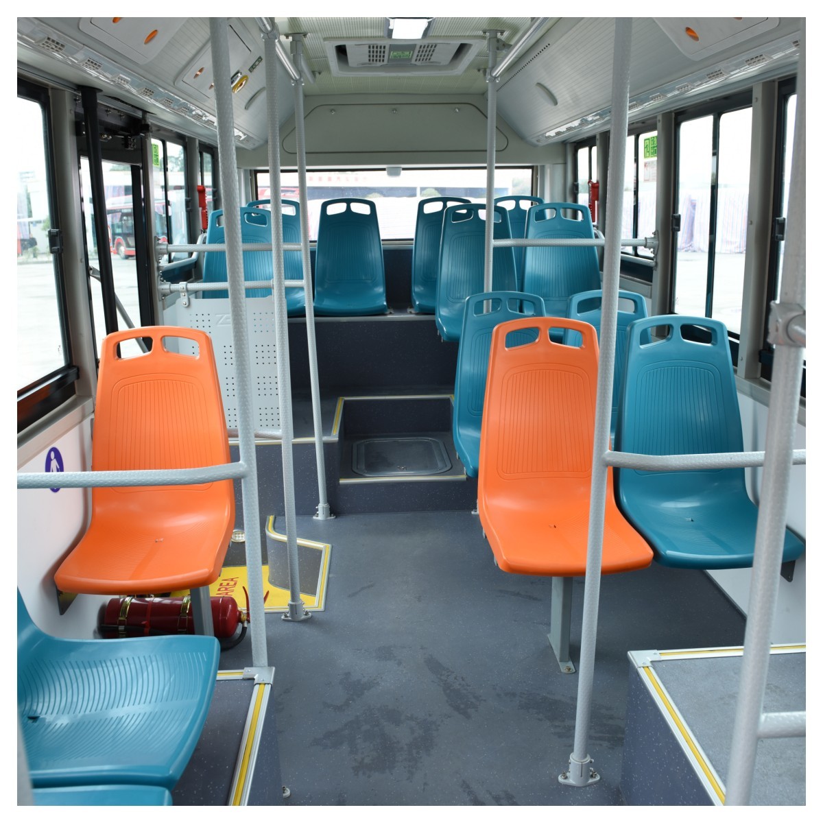 6.6 Meters LHD Pure Electric Bus 16 Seats Mini Bus 0 Emission