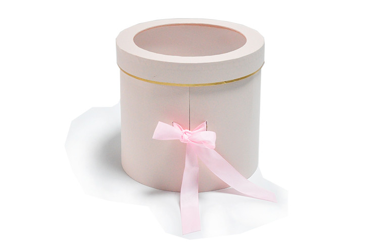 Recycled Cardboard Porcelain Luxury Gift Box Packaging With Clear Window And Lid