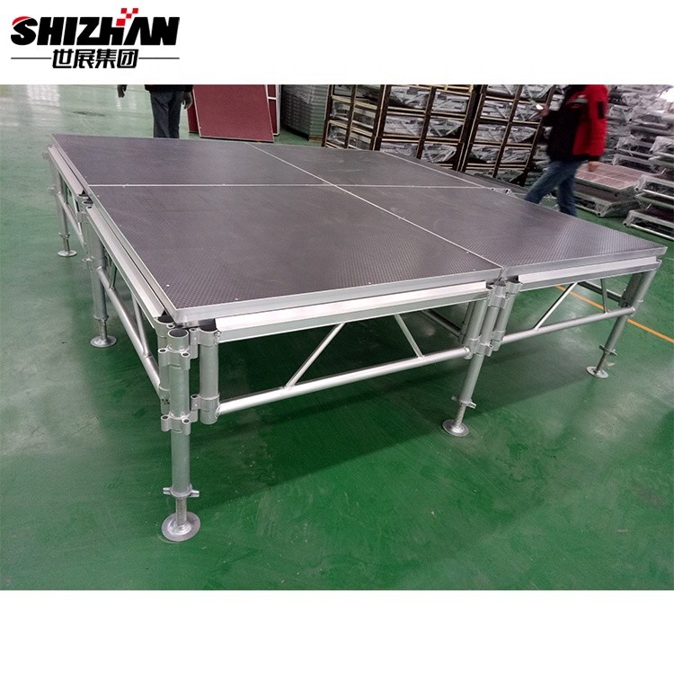 LightWeight Aluminum Stage Platforms Adjustable Removable Small Smart Event Stage