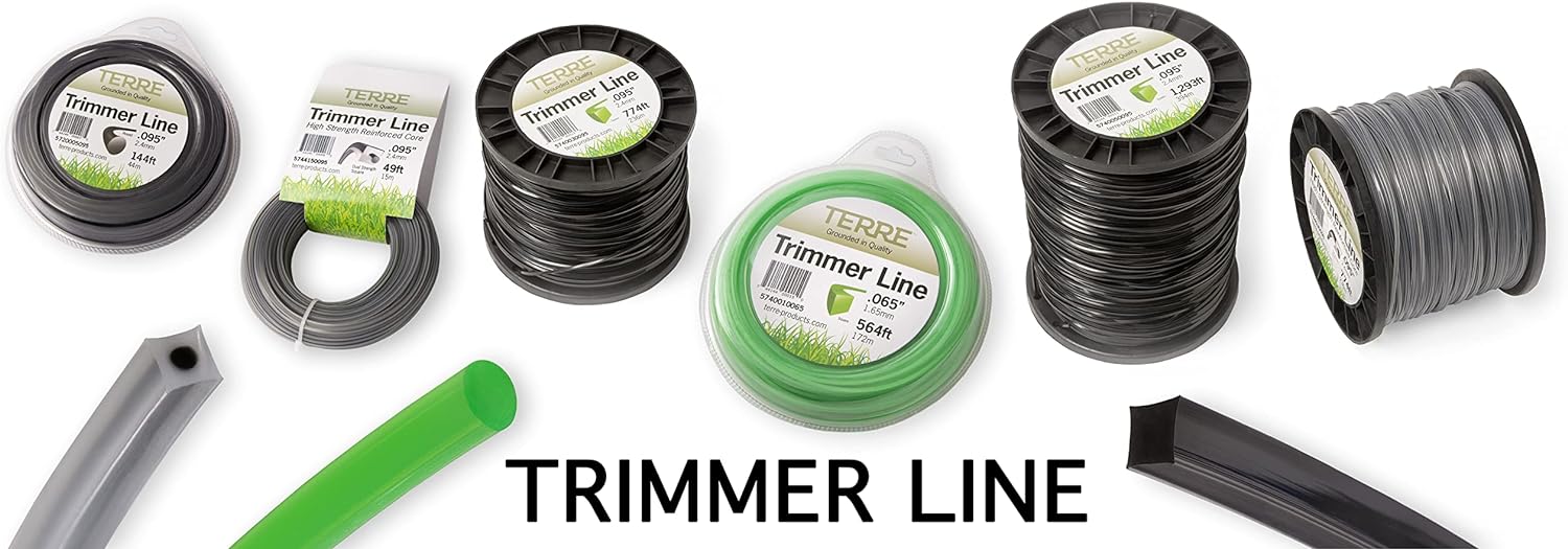 Garden Grass Lawn Cutting Made Easy With Square Twist Shape Nylon Trimmer Line
