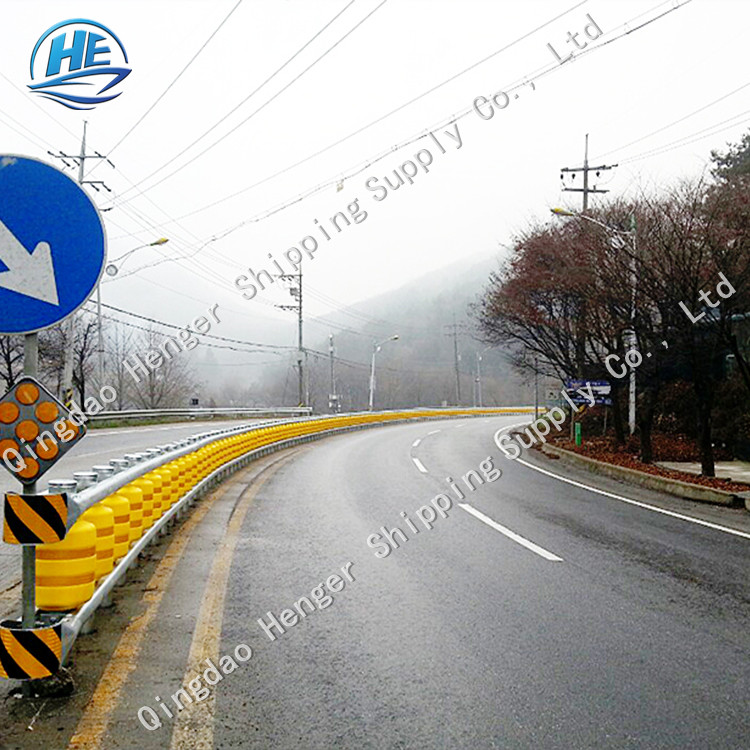 EVA Q345 Material Metal Beam Crash Barrier Cold Rolling