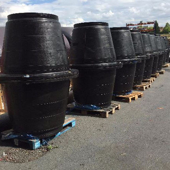 Boat Heavy Duty Cone Rubber Fenders Bumpers Reliable For Mounting Plate