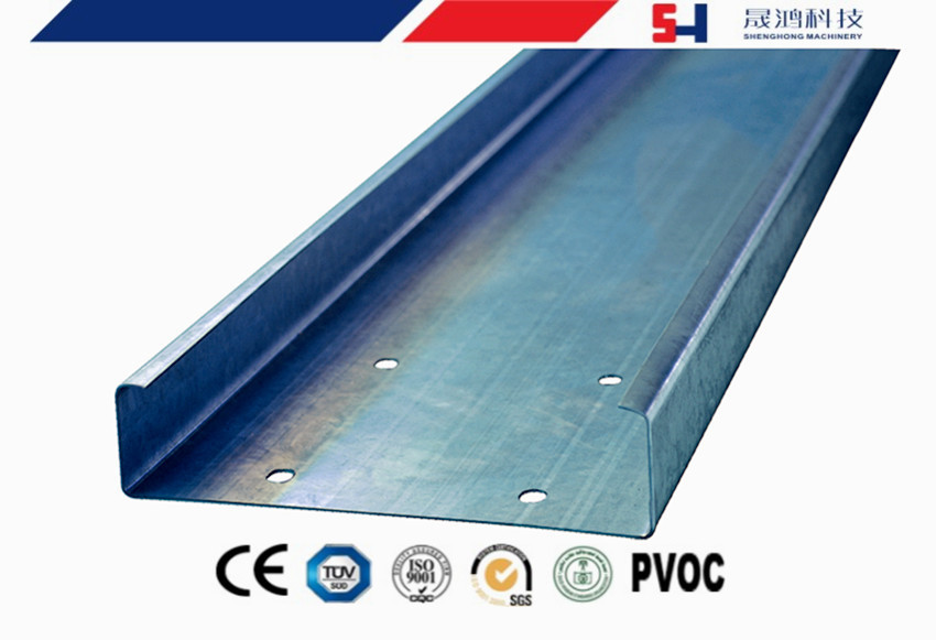 Adjustable CZ Roll Forming Machine With Manual Or Hydraulic Decoiler