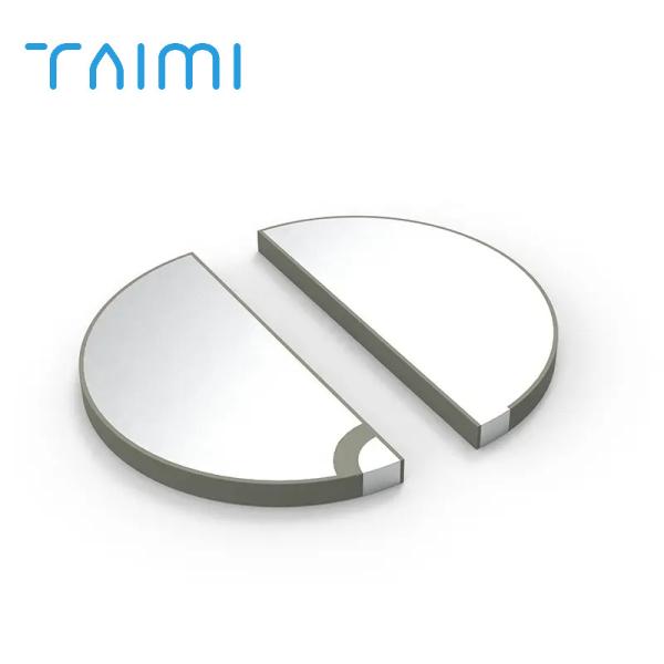 25mm 2.5mhz Ultrasonic Piezoelectric Ceramic Disc Half Moon For Heartbeat