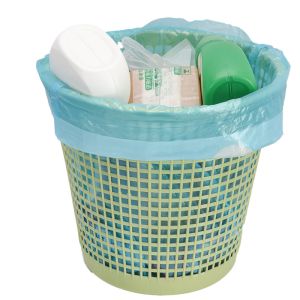 Convenient Disposable Plastic Drawstring Garbage Bag for Can Liners in HDPE