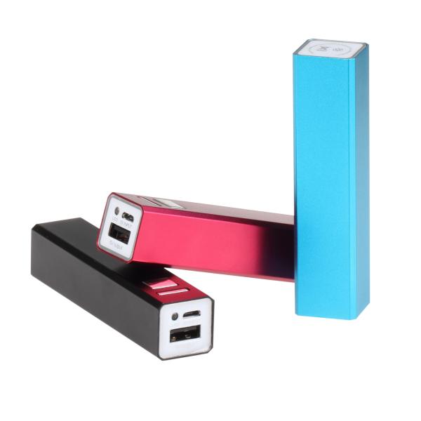 2200mAh Capacity power banks, Aluminum cover, with LED display, charger for
