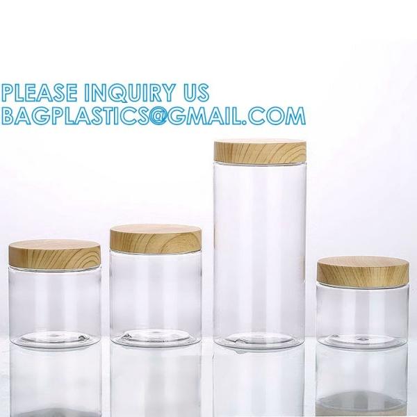 Eco-Friendly Natural Frosted Amber Clear Jars Containers Pot Body Butter