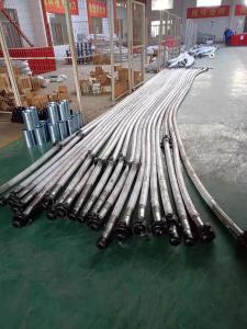 China 1 5000psi Armored Drilling Hose With 304 Stainless Cover Hammer Union Connection on sale