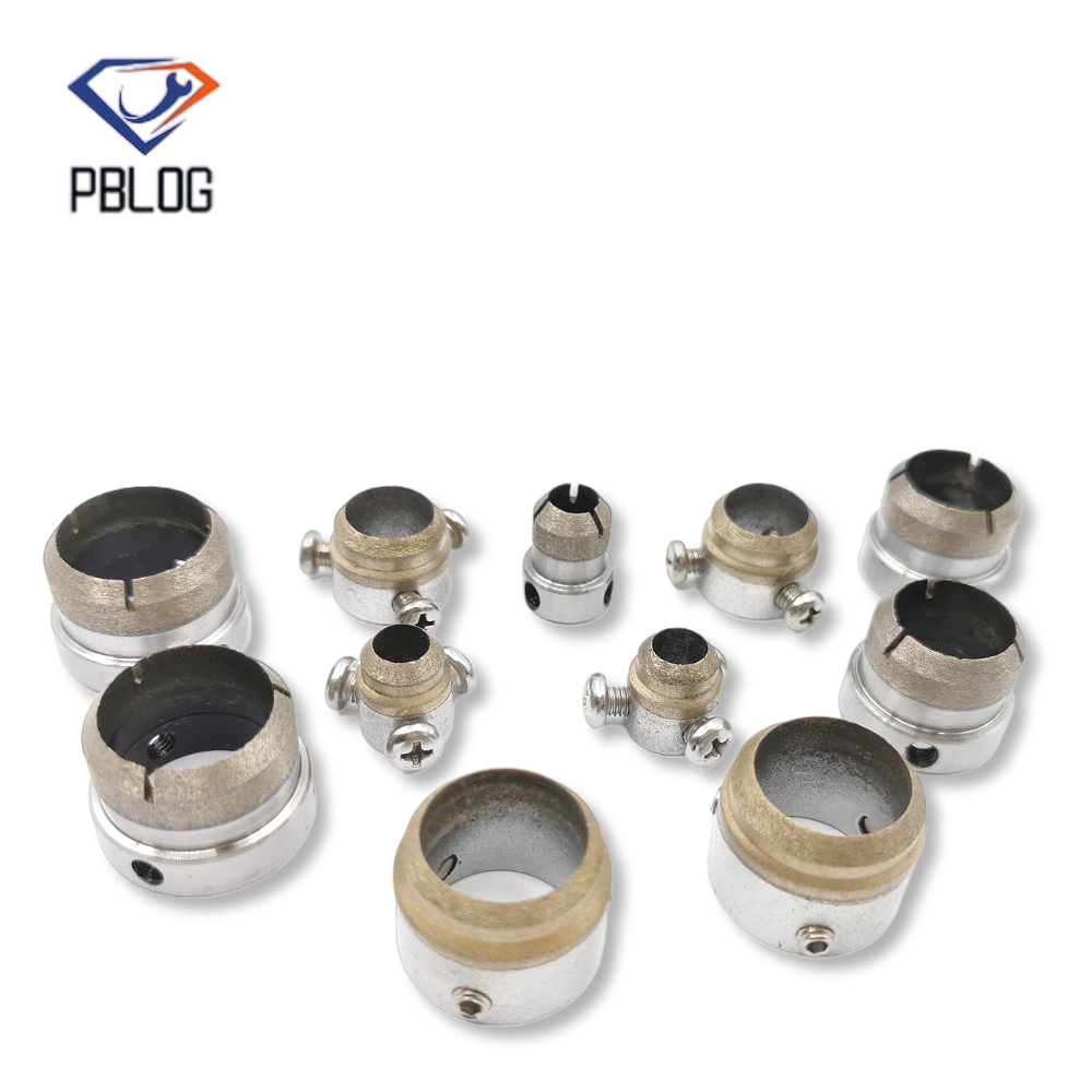 PBLOG Glass drilling chamfering sleeve diamond hollow chamfering sleeve bronze sintered grinding tool