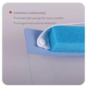 Public Reusable Protective Face Shield Windproof Full Face Safety Shield