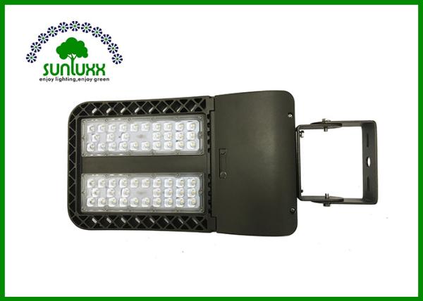 Trunnion Bracket Mount LED Shoebox Light , Fan - Shaped 150W Street Area Light