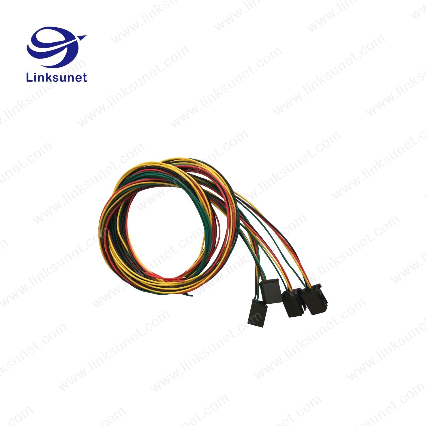 FLRY - B 0.35mm2 cable and JST AIT2PB - 10P - 2BH Phosphor bronze connectors wire harness