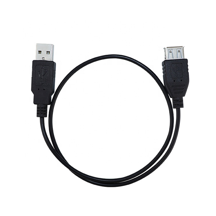 Custom OEM 1m 2m Data Charging Male to Female USB 2.0 Type A Extension Cable
